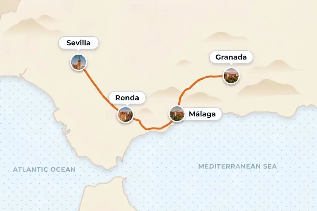Andalusia Map