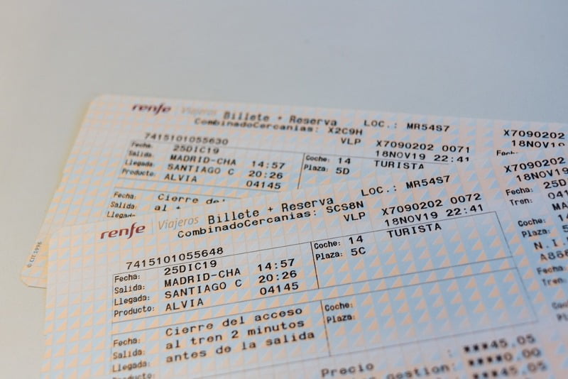 train tickets - malaga train map