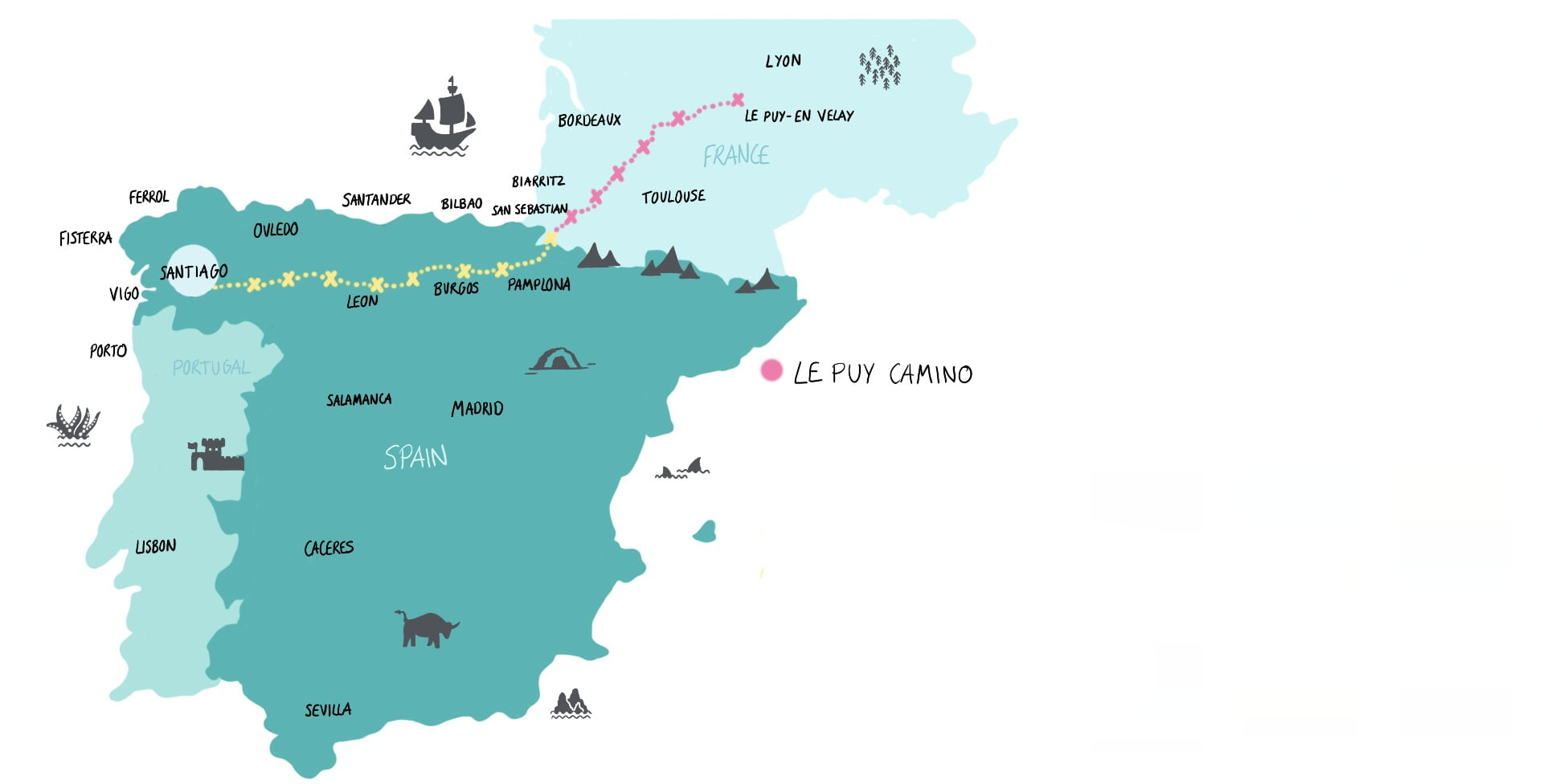 Camino de Santiago: Routes, Map and Planner - South Tours