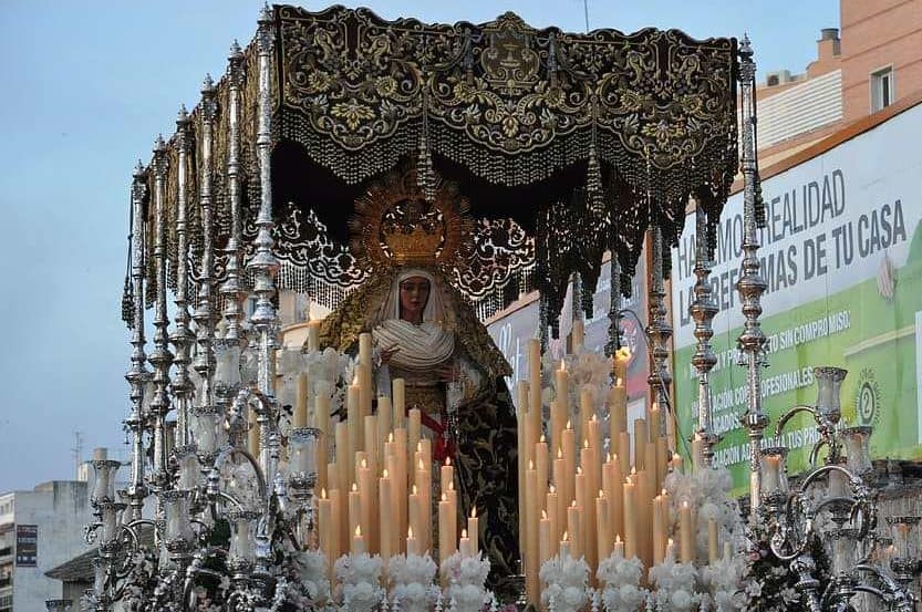 holy week in malaga- Virgin of Sorrows