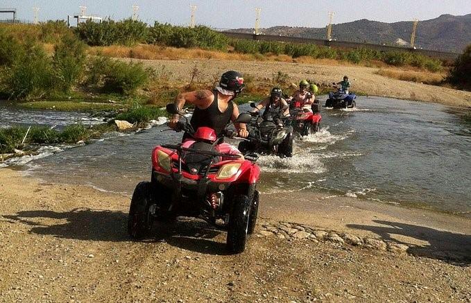 bachelor party in malaga- quad bike