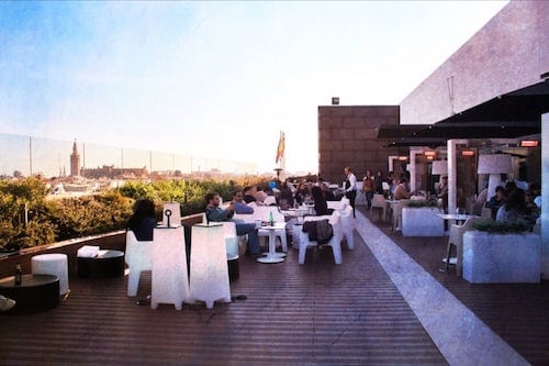 rooftop bar in Seville