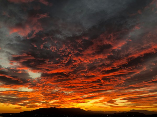 Picture of a sunset,