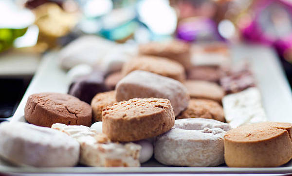 Spanish christmas shortcakes Polvorones