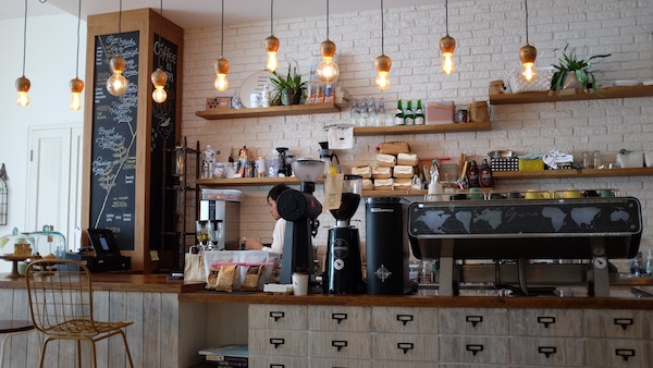 coffe bar in indonesia, interior coffee shops