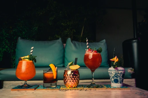 variety of drinks in Alhamar 30