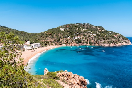 ibiza shore, spain