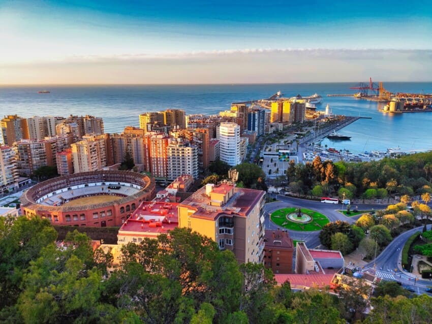 Malaga panaromic view