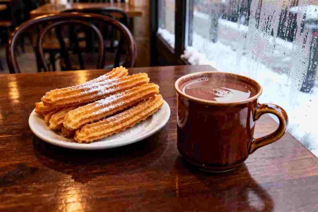 Churros con Chocolate