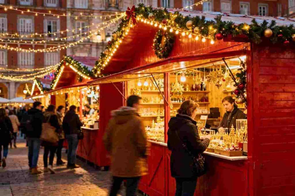 Plaza Mayor Christmas Market Madrid